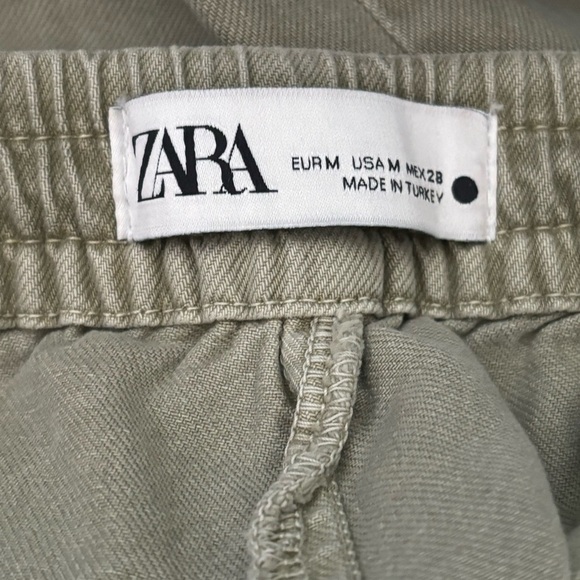 Zara Mercer Jogger Jeans Olive Green M - Picture 11 of 11